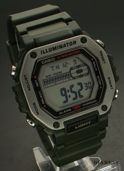 Zegarek męski Casio MWD-110H-3AVEF. Męski zegarek sportowy. Zegarek sportowy męski Casio. Męski zegarek Casio. Zegarek z wyświetlacze (1).jpg