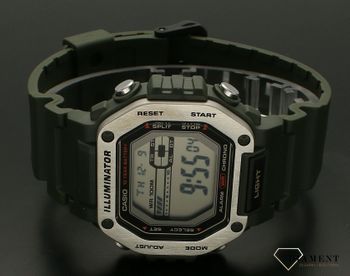 Zegarek męski Casio MWD-110H-3AVEF. Męski zegarek sportowy. Zegarek sportowy męski Casio. Męski zegarek Casio. Zegarek z wyświetlacze (3).jpg