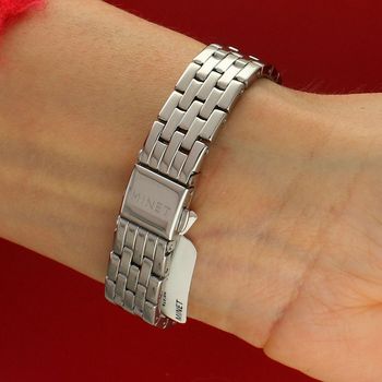 MINET Siena MWL5401 to elegancki damski zegarek z kwadratową kopertą i stalową bransoletą 14 mm. Kolor srebrny i bordeaux, Czech Crystal, mechanizm Citizen Miyota Slim GL34, sekundnik oraz wodoszczelność 5 ATM.4.jpg