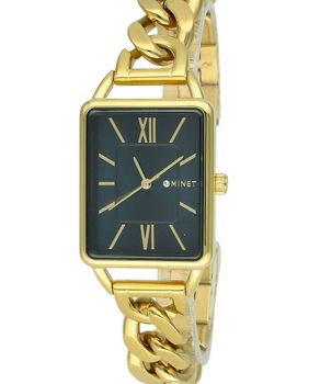 Zegarek damski Minet MWL5424 – złoty prostokątny na bransolecie grafit.jpg