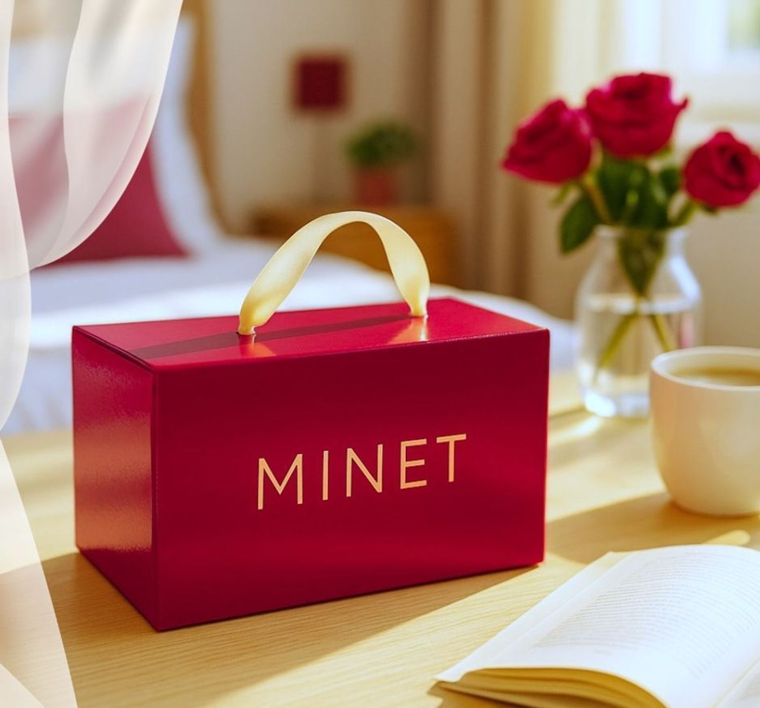 Stylowy zegarek damski MINET Siena MWL5425 z granatową tarczą, złotą kopertą i czarnym skórzanym paskiem. Hipoalergiczny, wodoszczelny, idealny na prezent.1.jpg