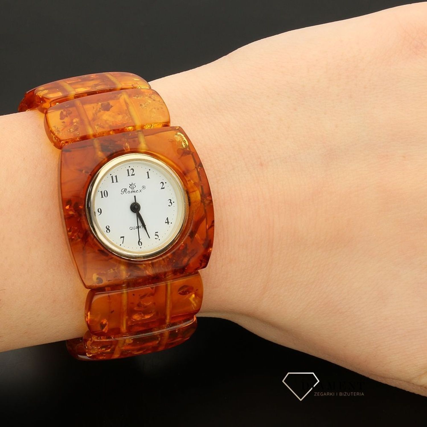 Damski zegarek z bursztynem N05.jpg