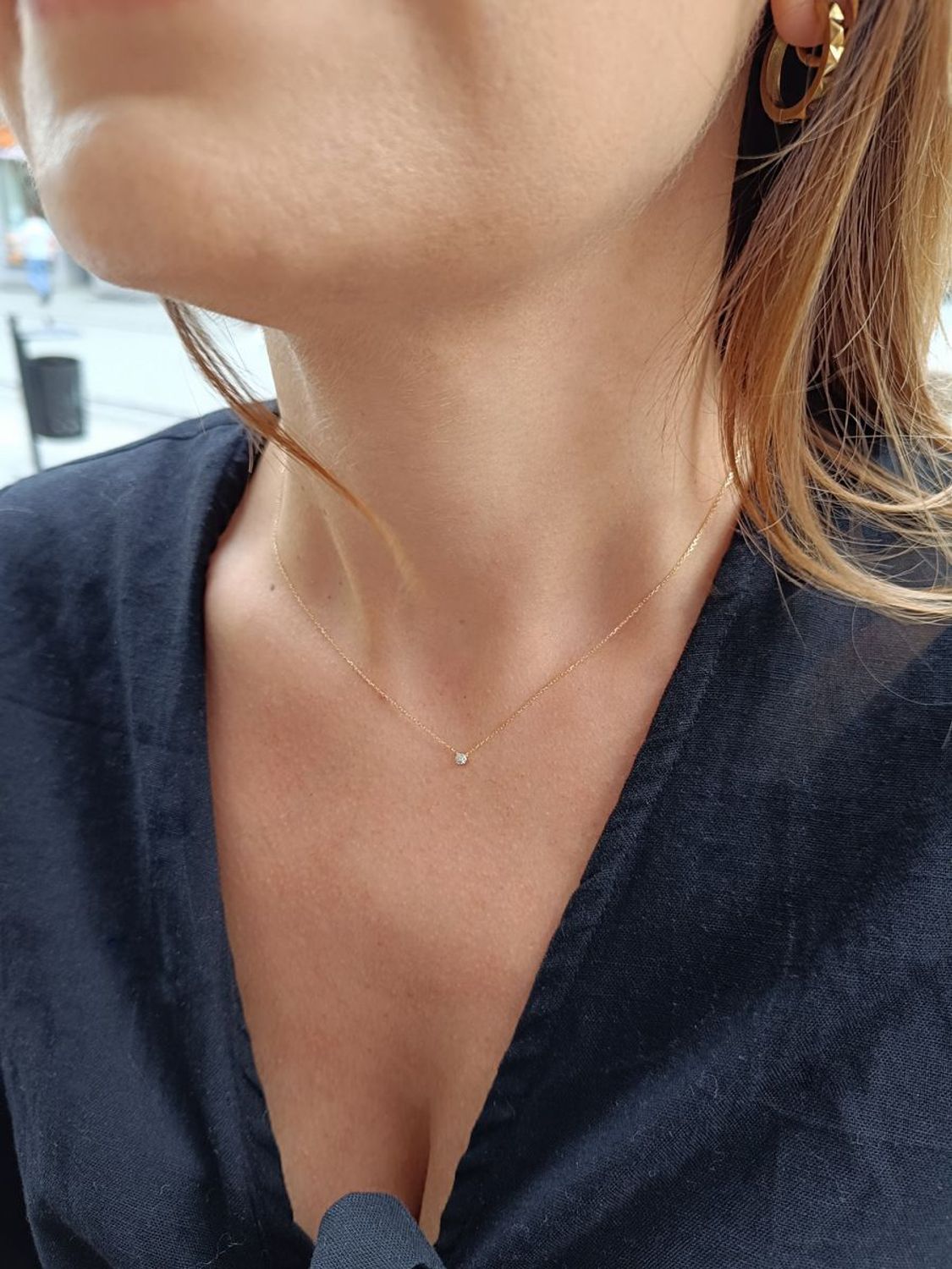 Naszyjnik złoty DIAMENT celebrytka 585 diamenty.jpg