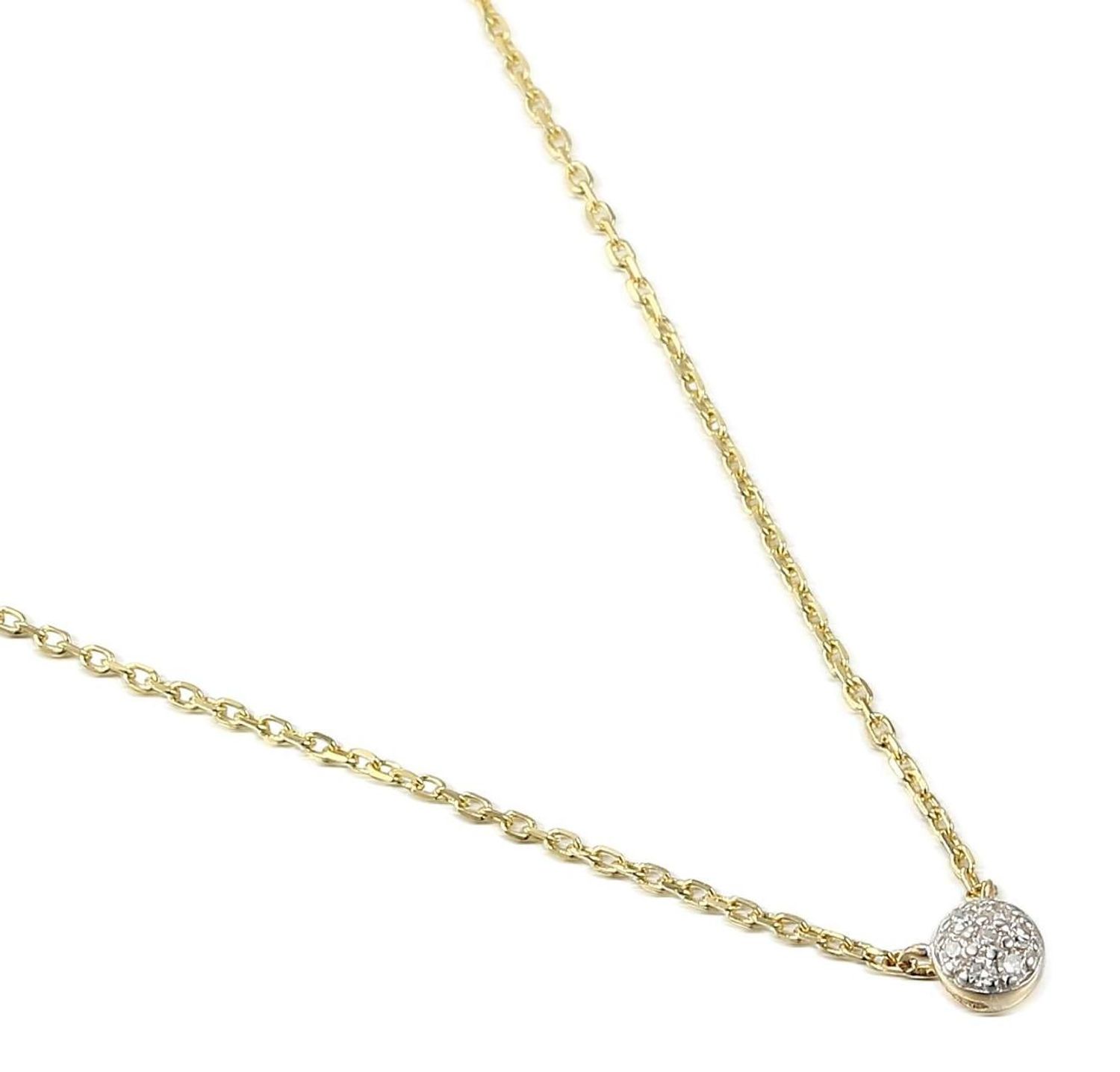 Naszyjnik złoty DIAMENT celebrytka 585 diamenty.jpg