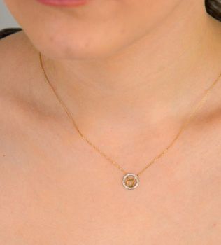 Złoty naszyjnik DIAMENT znak zodiaku BYK diamenty N07642YC ✓Złote naszyjniki z diamentami i znakami zodiaku ✓ Złote Naszyjniki Damskie w Sklepie z Biżuterią zegarki-diament.pl✓Piękne i Eleganckie Naszyjniki dla Kobiet (2).JPG