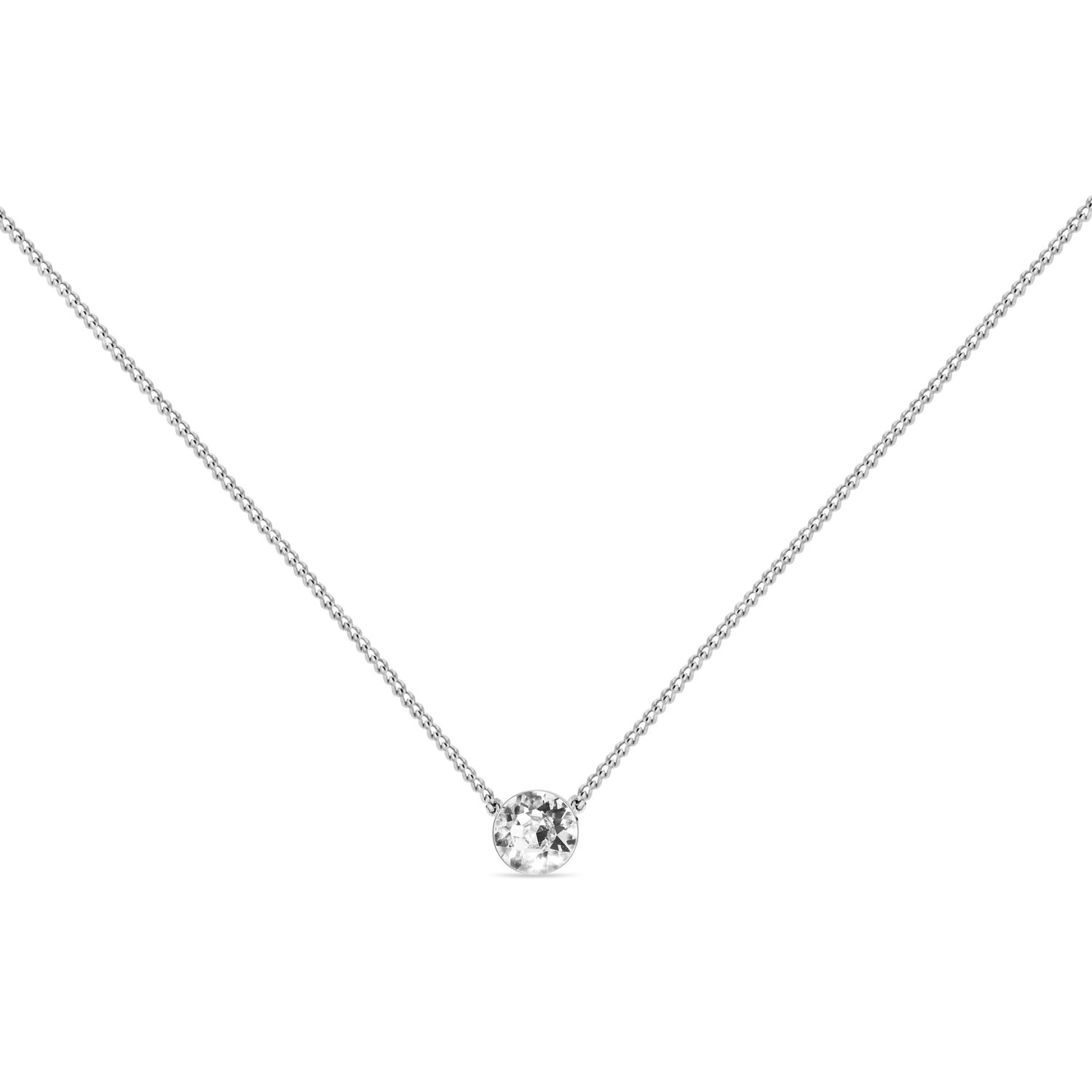 Naszyjnik srebrny Spark z Kryształem Swarovski Crystal N1088PP31C-S.jpeg