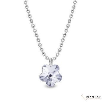 Srebrny naszyjnik  Kryształowy Kwiatek  Swarovski Crystals 925 N47446C-L.jpg