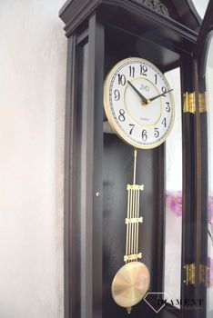 Zegar ścienny JVD drewniany Wenge N9360.3 ✅ Zegar ścienny wykonany z drewna w ciemnym kolorze wenge ✅ (12).JPG