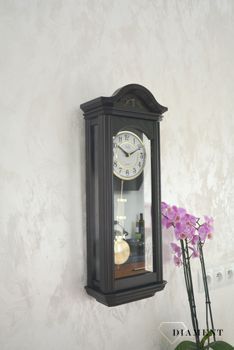 Zegar ścienny JVD drewniany Wenge N9360.3 ✅ Zegar ścienny wykonany z drewna w ciemnym kolorze wenge ✅ (6).JPG
