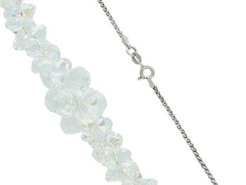 Kolia Ślubna srebrna Swarovski element w kolorze opalizującym NAG5150. Naszyjnik Swarovski element w kolorze opalizującym NAG5150  wykonana ze srebra próby 925 oraz ekskluzywnych kryształów 2.jpg
