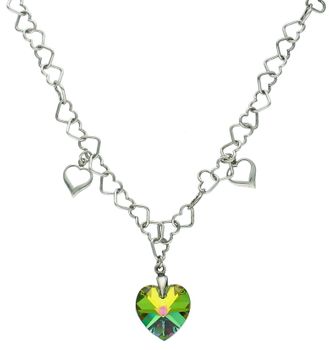 Naszyjnik Swarovski Elements serce pr 925, NE5006(NMC100) Srebrny naszyjnik damski z kryształem Swarovskiego. Naszyjniki serce z kryształem Swarovskiego od lat 1.jpg