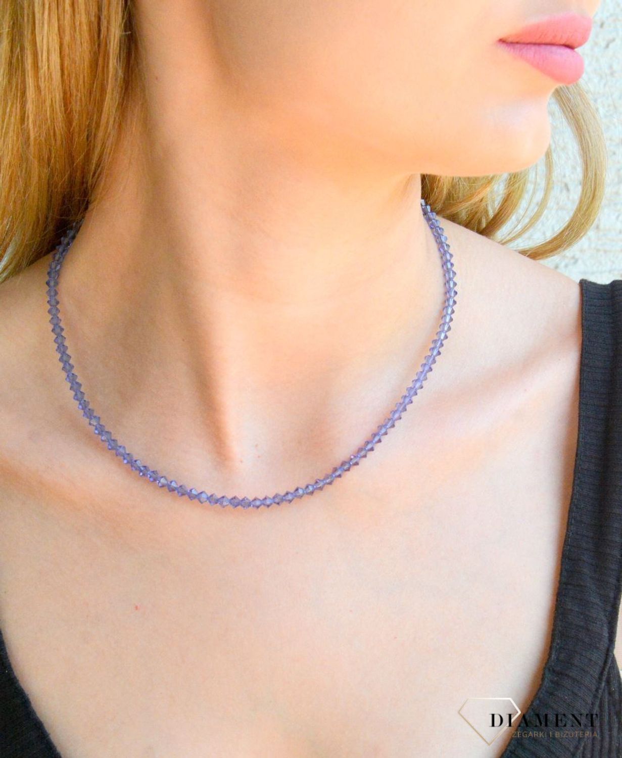 Srebrny naszyjnik damski 925 z kamieniami Swarovskiego NE53014TA. Srebrny naszyjnik damski. Naszyjnik damski z kamieniami naturalnymi. Naszyjnik srebrny z kamieniami swarovskiego. Srebrny naszyjnik damski na prezent (2).jpg