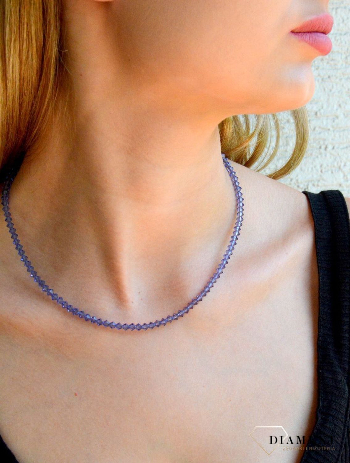 Srebrny naszyjnik damski 925 z kamieniami Swarovskiego NE53014TA. Srebrny naszyjnik damski. Naszyjnik damski z kamieniami naturalnymi. Naszyjnik srebrny z kamieniami swarovskiego. Srebrny naszyjnik damski na prezent (2).jpg