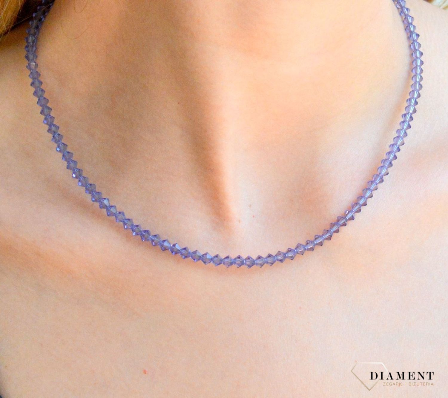 Srebrny naszyjnik damski 925 z kamieniami Swarovskiego NE53014TA. Srebrny naszyjnik damski. Naszyjnik damski z kamieniami naturalnymi. Naszyjnik srebrny z kamieniami swarovskiego. Srebrny naszyjnik damski na prezent (2).jpg