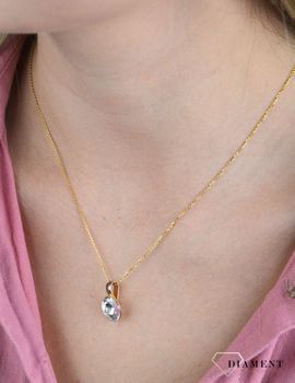 Srebrny naszyjnik z kryształem Swarovskiego w kolorze Crystal NG112212C (2).JPG