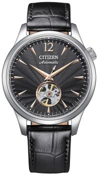 Zegarek męski Citizen Elegance Mechanical Open Heart NH9131-14E. Zegarek na pasku. Zegarek męski automatyczny. Zegarek męski Citizen. Męski zegarek Citizen z otwartym mechanizmem. Męski automatyczny Citizen na prezent (2).jpg