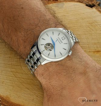 Zegarek męski Citizen Elegance Mechanical Open Heart NH9131-73A.jpg