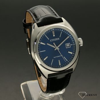 Zegarek męski CITIZEN NJ0100-46L na skórzanym, czarnym pasku Automatic NJ0100-46L (1).jpg