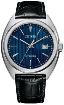 Zegarek męski CITIZEN NJ0100-46L na skórzanym, czarnym pasku Automatic NJ0100-46L.xs.jpg