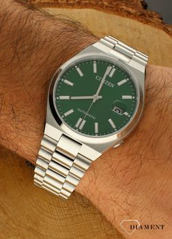 Zegarek męski Citizen Tsuyosa Green Automatic Classic Sapphire NJ0150-81X (3).jpg