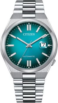 Zegarek męski Citizen Tsuyosa Blue Gradient Automatic Classic Sapphire NJ0151-88X. Męski zegarek automatyczny. Zegarek męski automatyczny na bransolecie. Męski zegarek z tarczą w kolorze Tiffany Blue. Zegarek męski z niebieską tarczą..jpg