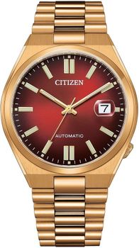 Zegarek męski Citizen Tsuyosa Red Automatic Classic Sapphire NJ0153-82X. Męski zegarek automatyczny. Zegarek męski automatyczny na bransolecie. Męski zegarek z czerwoną tarczą. Zegarek męski Citizen z datownikiem. Zegarek męski automatyczny Cit.jpg