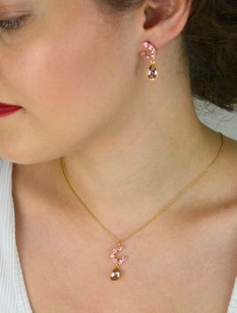 Elegancki naszyjnik Spark Gamberi NKG4320RVR wykonany z pozłacanego srebra próby 925. Doskonały na każdą okazję. Zapakowany w eleganckie pudełko z 2-letnią gwarancją (3).JPG