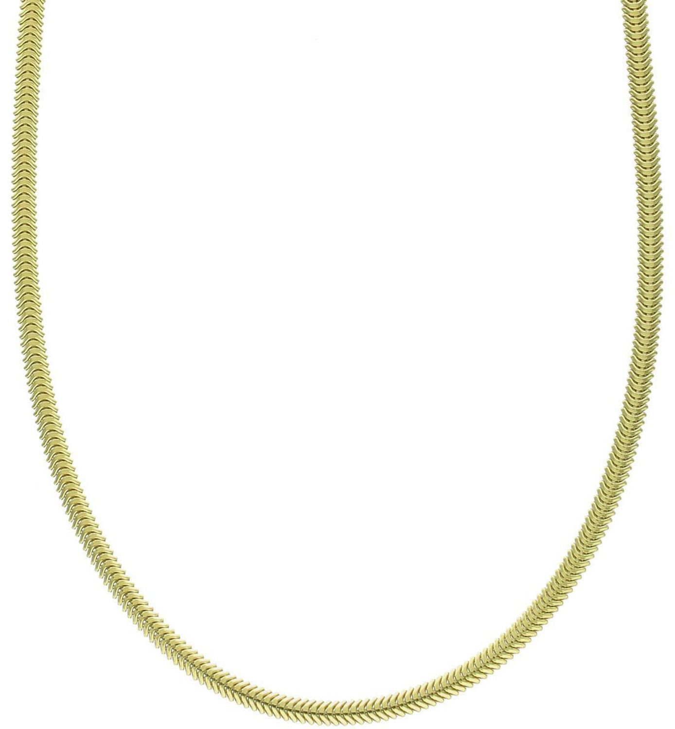 Naszyjnik srebrny pozłacany NM28978Z – lineczka płaska 3 mm, próba 925 pozłacany.jpg