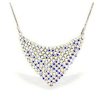 Naszyjnik Srebrny Spark Swarovski Chic Aurore Boreale NMESH18AB..jpg