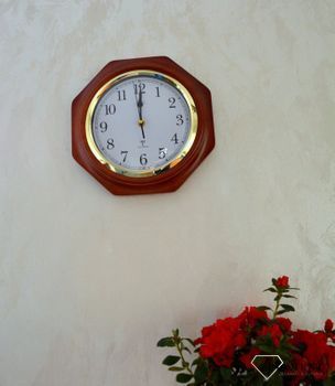 Zegar na ścianę sterowany radiowo drewniany JVD Radio Controlled zegary ścienne zegary na ścianę sterowane radiowo (4).JPG