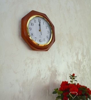 Zegar na ścianę sterowany radiowo drewniany JVD Radio Controlled zegary ścienne zegary na ścianę sterowane radiowo (5).JPG