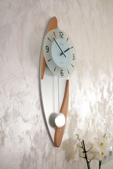 Zegar ścienny z wahadłem JVD NS18009.68 ✓Zegary ścienne z wahadłem ✓ Zegary do salonu ✓ Nowoczesne zegary na ścianę  (4).JPG