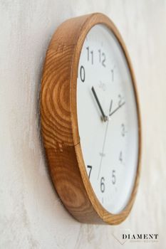 Zegar ścienny drewniany JVD NS19019.78 ✓Zegary ścienne✓Zegar który nie tyka ✓ Zegar drewniany✓ Nowoczesne zegary (4).JPG