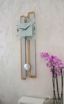 Zegar ścienny wahadłowy JVD NS19033 ✓ zegary ścienne w sklepie z zegarami Zegarki-Diament.pl ✓ Zegary ścienne drewniane (2).JPG