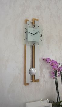 Zegar ścienny wahadłowy JVD NS19033 ✓ zegary ścienne w sklepie z zegarami Zegarki-Diament.pl ✓ Zegary ścienne drewniane (4).JPG
