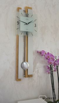 Zegar ścienny wahadłowy JVD NS19033 ✓ zegary ścienne w sklepie z zegarami Zegarki-Diament.pl ✓ Zegary ścienne drewniane (5).JPG