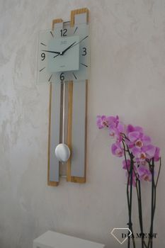 Zegar ścienny wahadłowy JVD NS19033 ✓ zegary ścienne w sklepie z zegarami Zegarki-Diament.pl ✓ Zegary ścienne drewniane (7).JPG