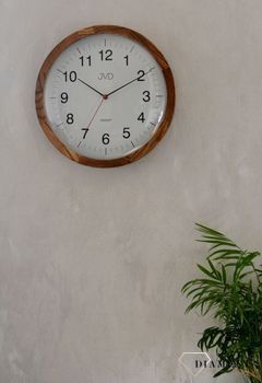Zegar ścienny drewniany JVD NS22009.78 .  Nowoczesny zegar na ścianę NS22009 (7).JPG