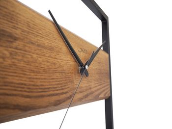 Zegar ścienny styl loftowy Drewno i czarny NS22010 (2).jpg