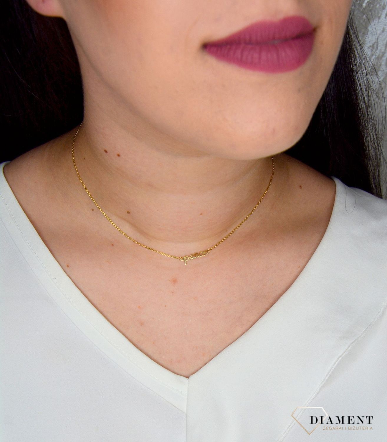 Złoty naszyjnik celebrytka 333 peace NSZ-000000-003-333.jpg