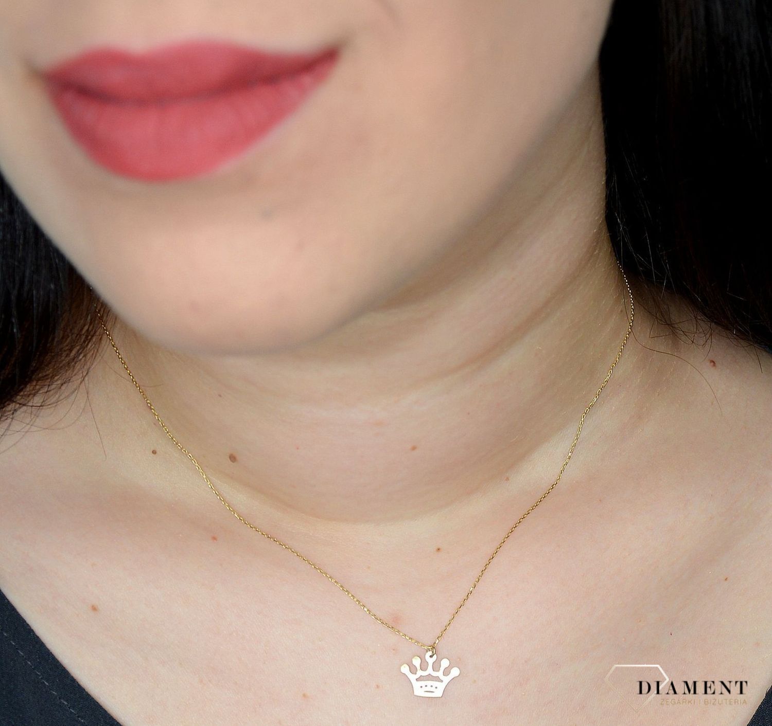 Złoty naszyjnik celebrytka 333 korona NSZ-000000-015-333.jpg