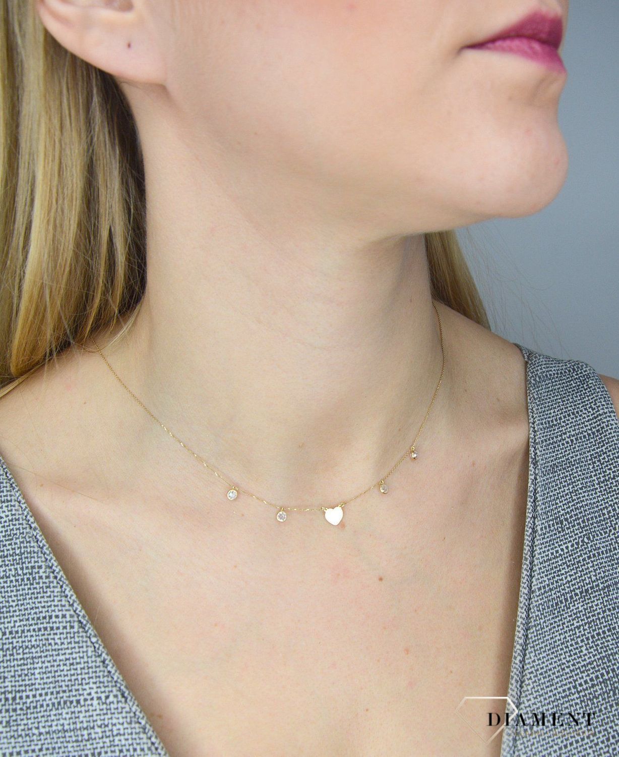 Naszyjnik złoty choker NSZ-000000-028-585  ✓Złote Naszyjniki Damskie w Sklepie z Biżuterią zegarki-diament.pl✓Piękne i Eleganckie Naszyjniki dla Kobiet✓.jpg