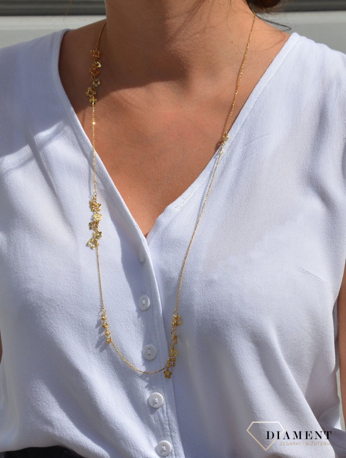 Złoty naszyjnik damski długi 585 kwiatki.jpg