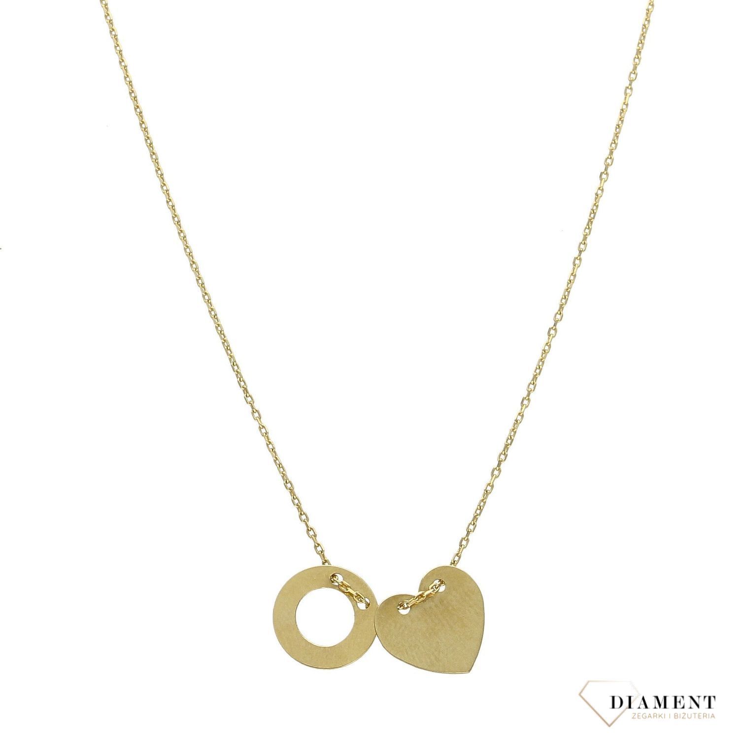Naszyjnik złoty próby 585 celebrytka NSZ-000000-083-585  Jest to idealny pomysł na prezent dla ukochanej, który został wykonany z wysokiej jakości 14-karatowego żółtego złota..jpg
