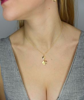 Złoty komplet biżuterii 585 ażurowe serca NSZ-000000-084-585. Złoty komplet naszyjnika oraz kolczyków (11).JPG