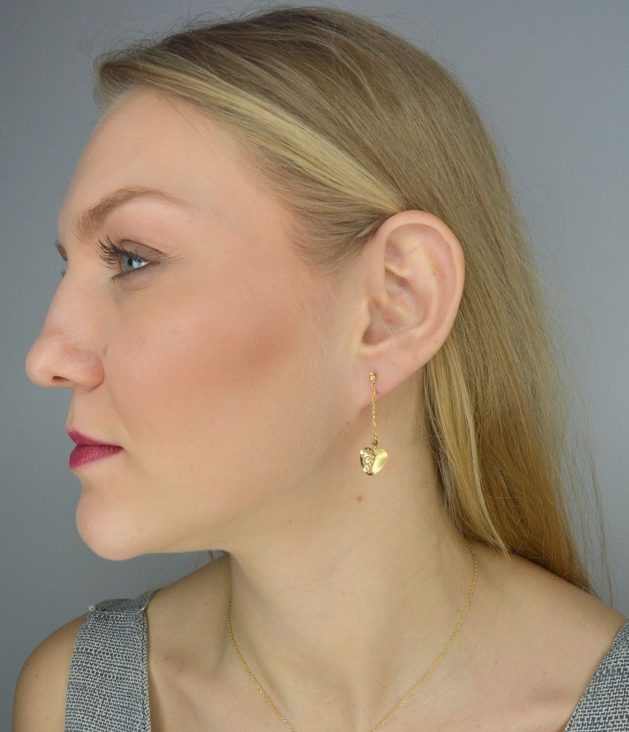 Złoty komplet biżuterii 585 ażurowe serca NSZ-000000-084-585.jpg