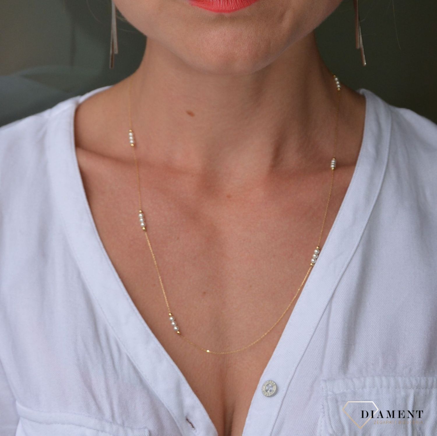 Złoty naszyjnik 585 perełki NSZ-000000-094-585.jpg