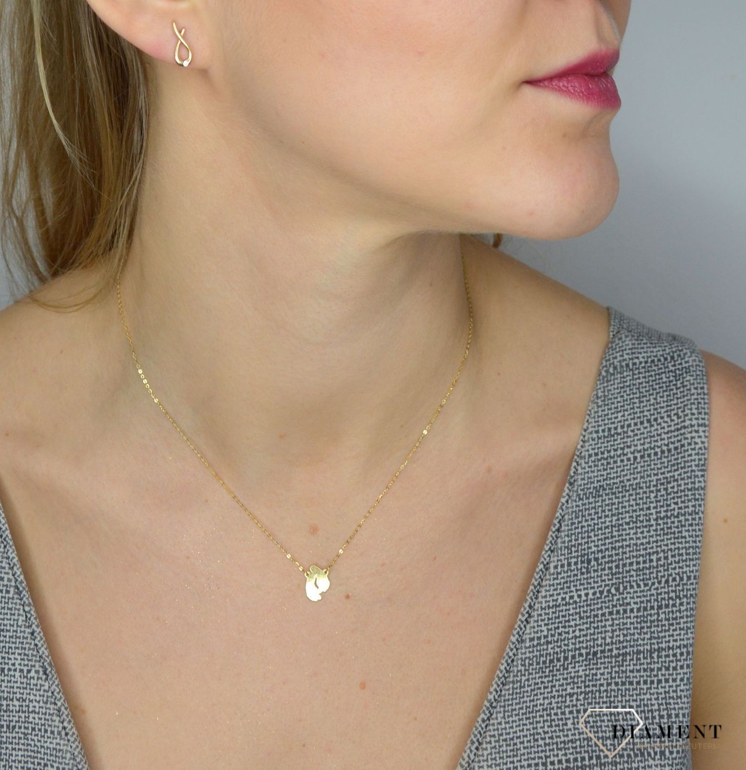 Naszyjnik złoty próby 585 stópki  NSZ-000000-095-585.jpg