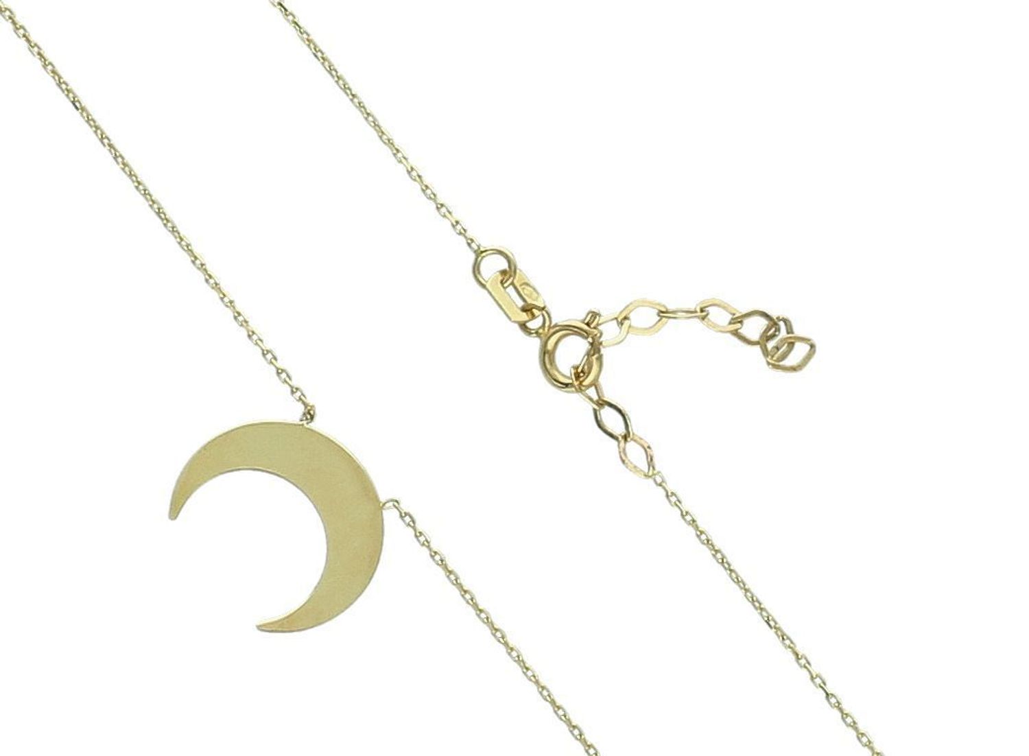 Naszyjnik złoty damski księżyc złoto 585 NSZ-000000-097-585.jpg