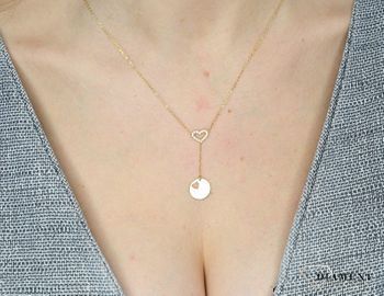 Naszyjnik złoty celebrytka 585 skrzydła✓Złote Naszyjniki Damskie w Sklepie z Biżuterią zegarki-diament.pl✓Piękne i Eleganckie Naszyjniki dla Kobiet✓Prawdziwe Złoto ✓1.JPG
